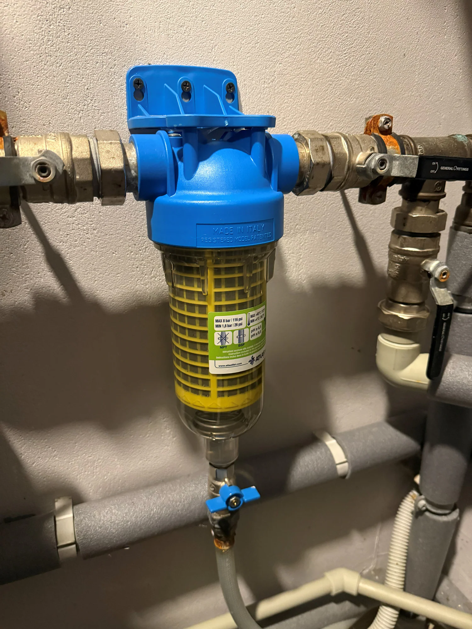 Kompakts mehāniskais ūdens filtrs