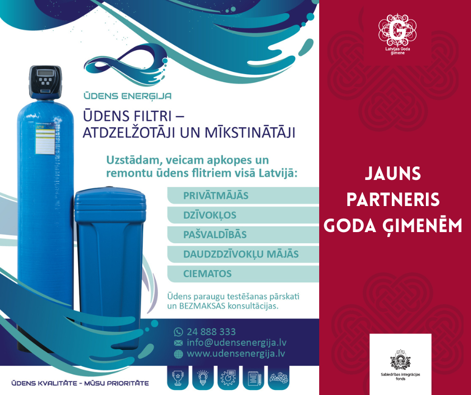 Ūdens Enerģija – jauns partneris Goda ģimenēm